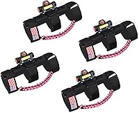 Vista 21 de Asas de agarre para barra de agarre para Jeep Wrangler Accesorios TJ JK JL Gladiator JT - Hebilla de metal mejorada, naranja cibernético, paquete