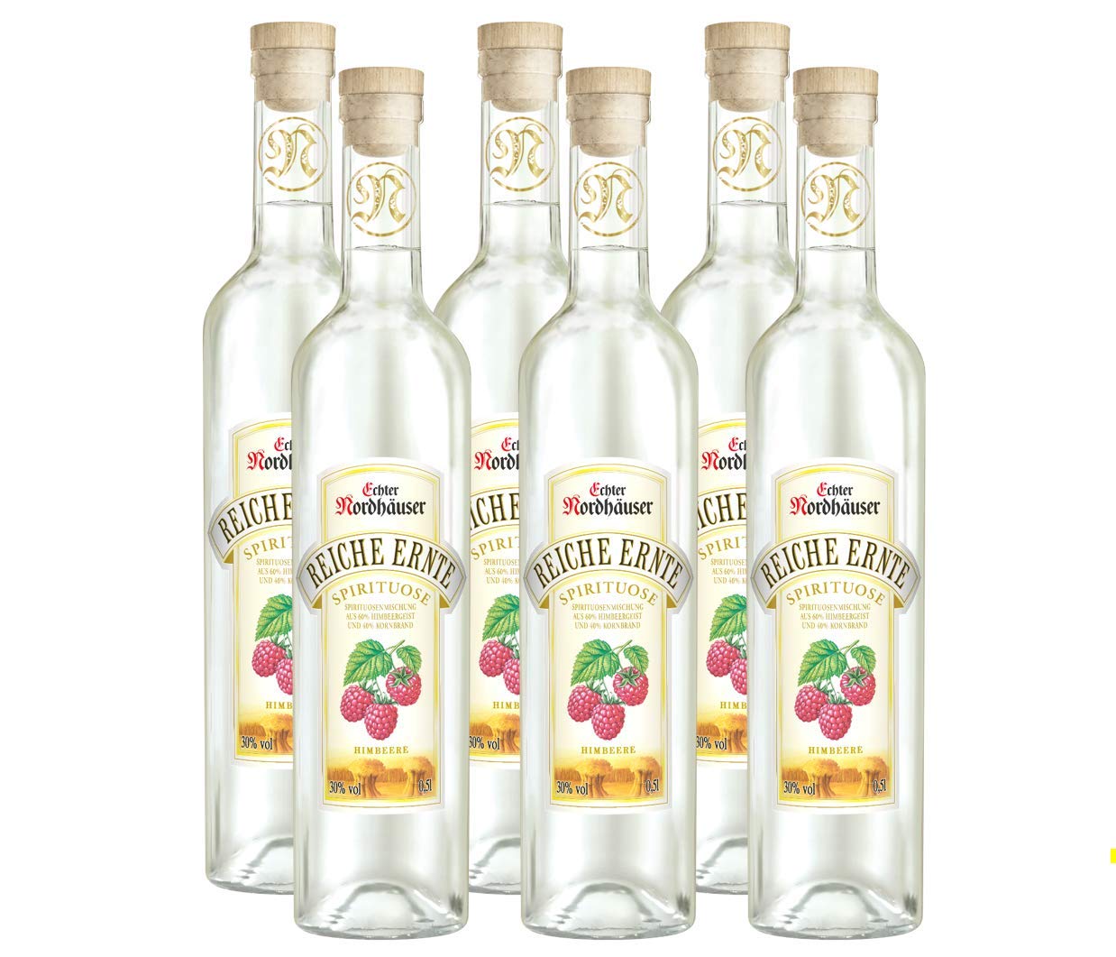 Echter Nordhäuser Reiche Ernte Himbeere Himbeergeist (6 x 0.5 l)