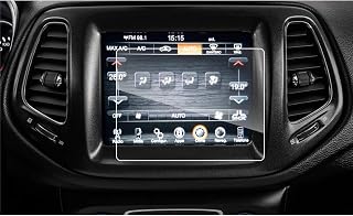 Tempered Glass Screen Protector Compatible with 2020 Jeep Compass 8.4 Inch Touch Screen,HD Clear,Scratch-Resistant,Anti Glare,Protecting Uconnect 8.4 Inch Screen