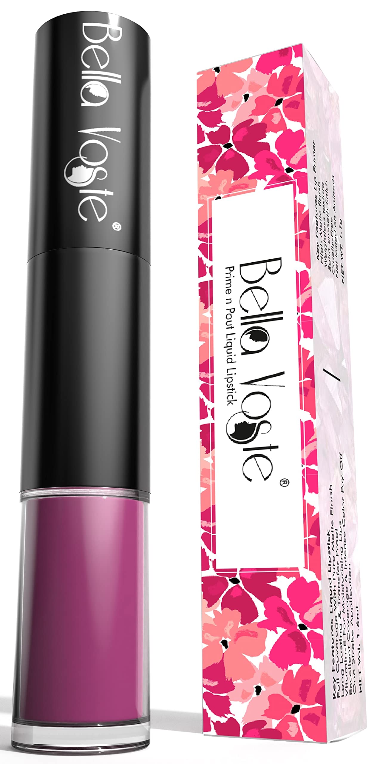 Bella Voste Prime & Pout 2-in-1 Primer and Liquid Lipstick| No Bleeding or Feathering | Water Proof | Smudge Proof | First In INDIA DUO Stick | Liquid Lipstick with Lip Primer | 02(DREAM ALERT)