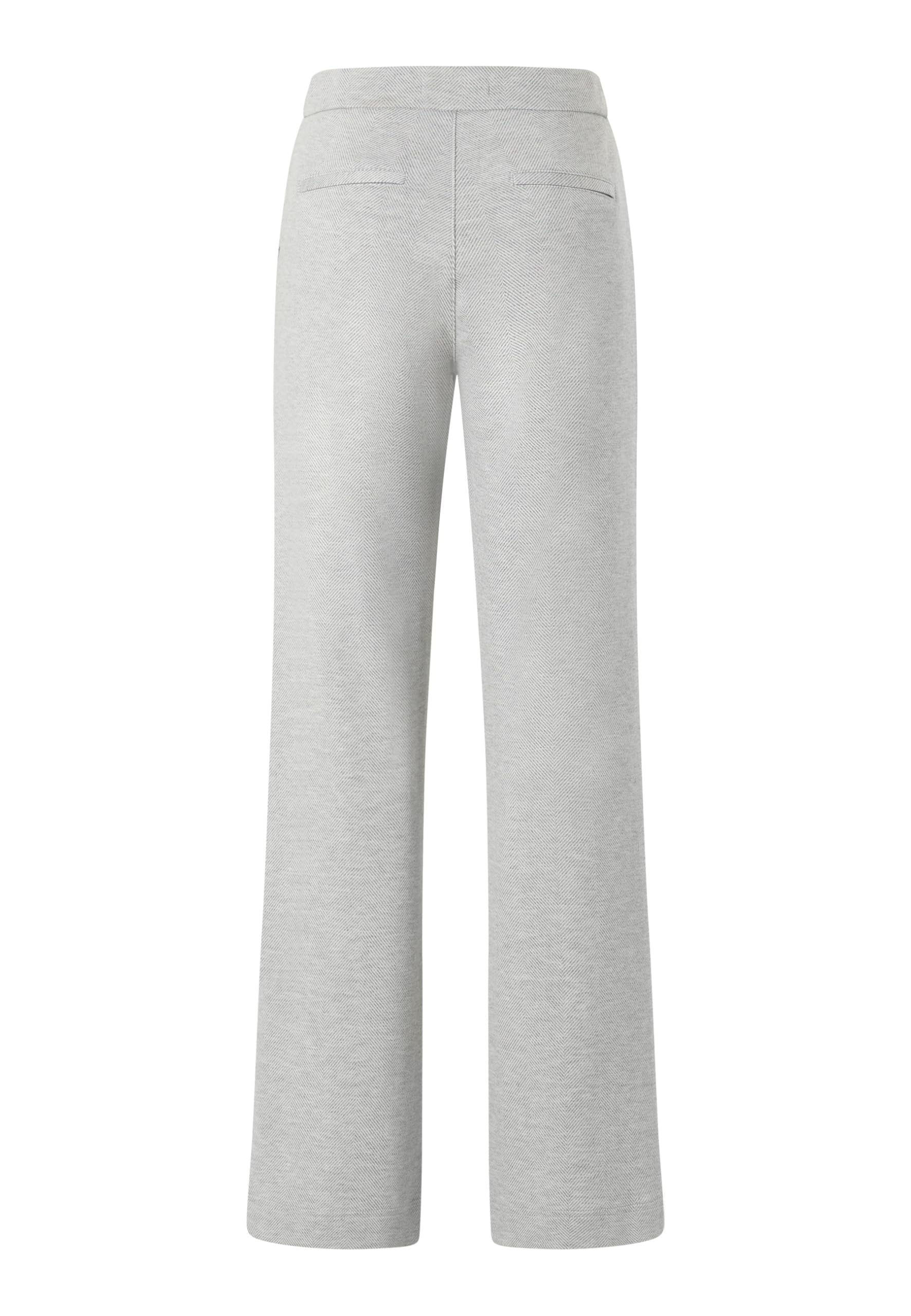 ANGELS Pantalón de pana Liz de tejido jacquard, Pantalones Anchos, gris, 38