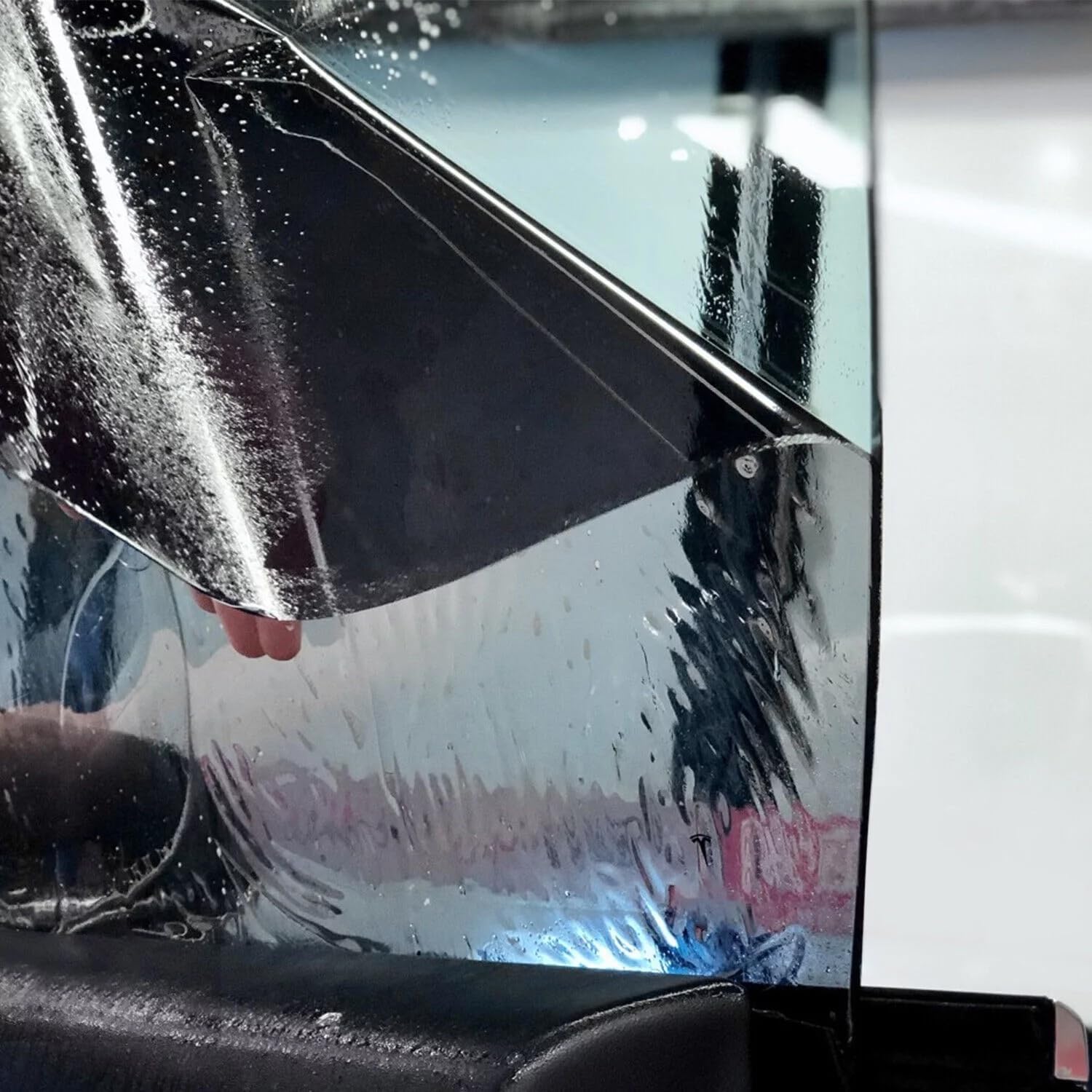 CLEAN CUT TINT- Automotive DIY UTV Window Tint Kit - Polaris Ranger and Can Am Defender Full cab Enclosure Models- Various Darkness: 5%, 20%, 30%, 40% - All Sides & Back Glass - Precut Tint Kit