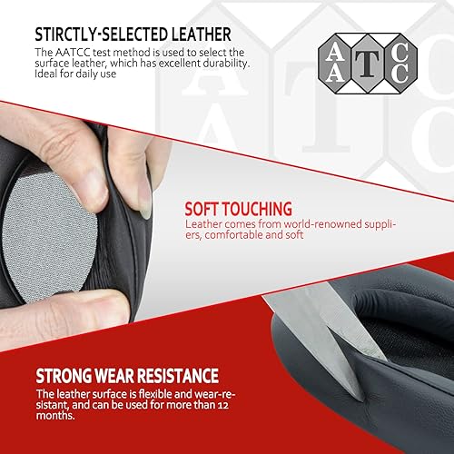 Miniatura 6 de Krone Kalpasmos Almohadillas de repuesto para auriculares Sony WH-H900N h.Ear on 2 y Sony MDR-100ABN, cojines de auriculares Sony compatibles con