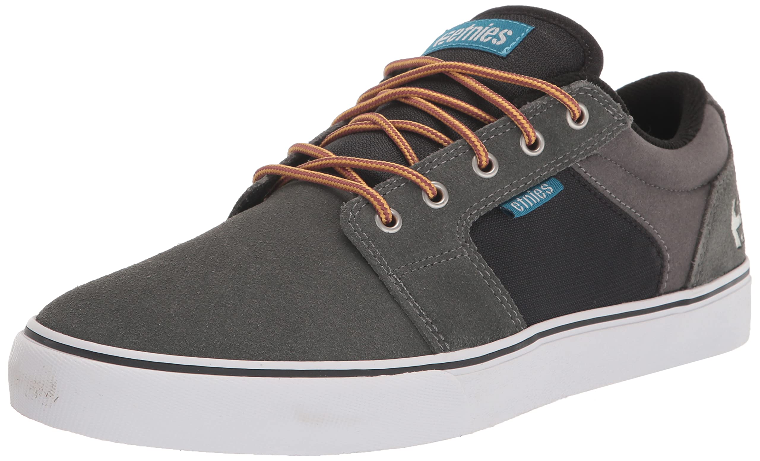 Etnies Barge LS – Classic Skate Look, Slim Vulcanized Silhoutte, Hefty Armored Collar, Reinforced Vulc