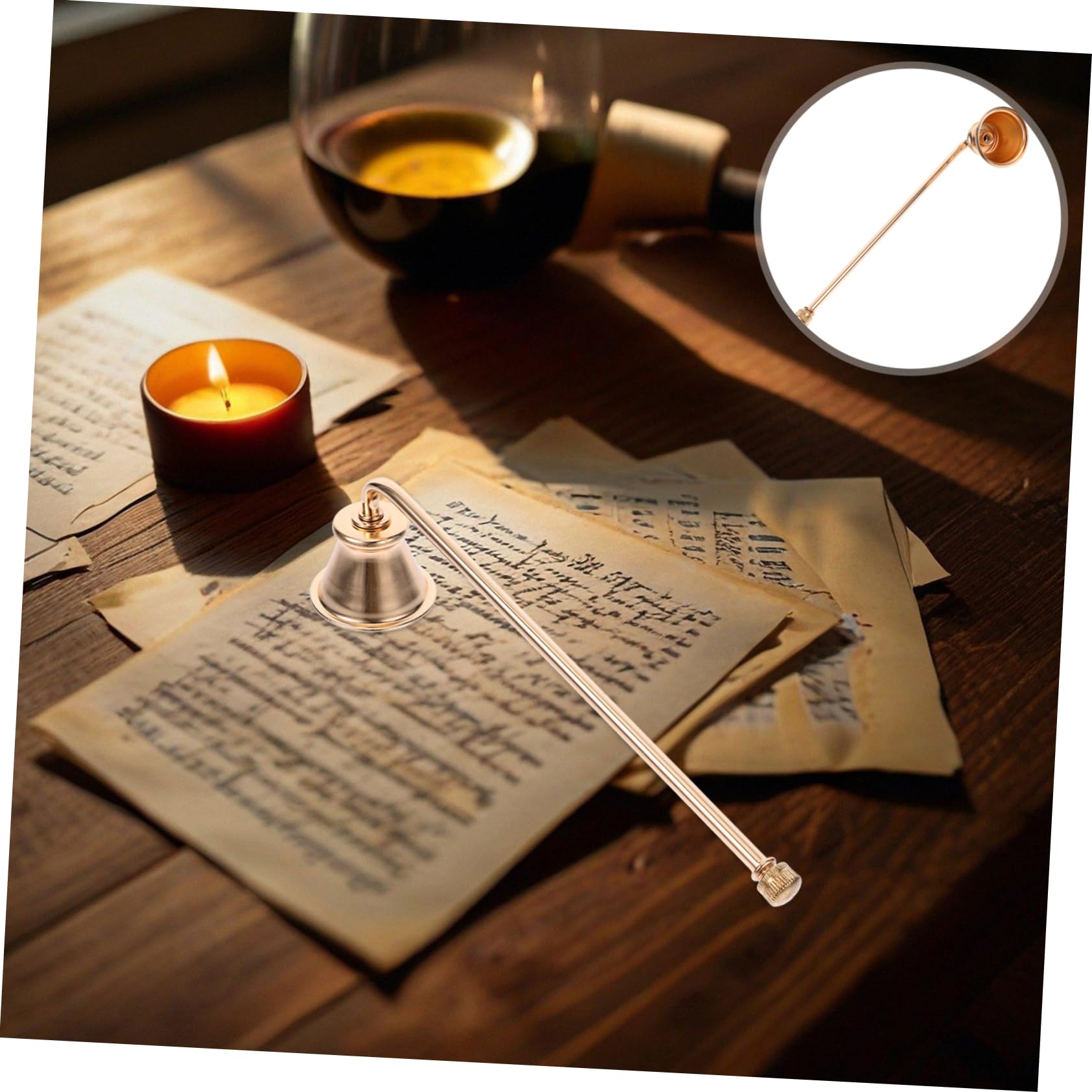 Ciieeo Candle Extinguisher Snuffer Cap Fire Extinguisher Tool Elegant Design Easy to Use