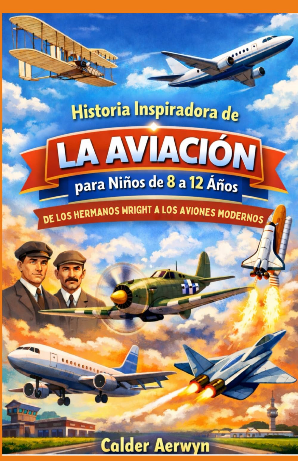 Historia Inspiradora de la Aviación para niños de 8 a 12 años: De los hermanos Wright a los aviones modernos