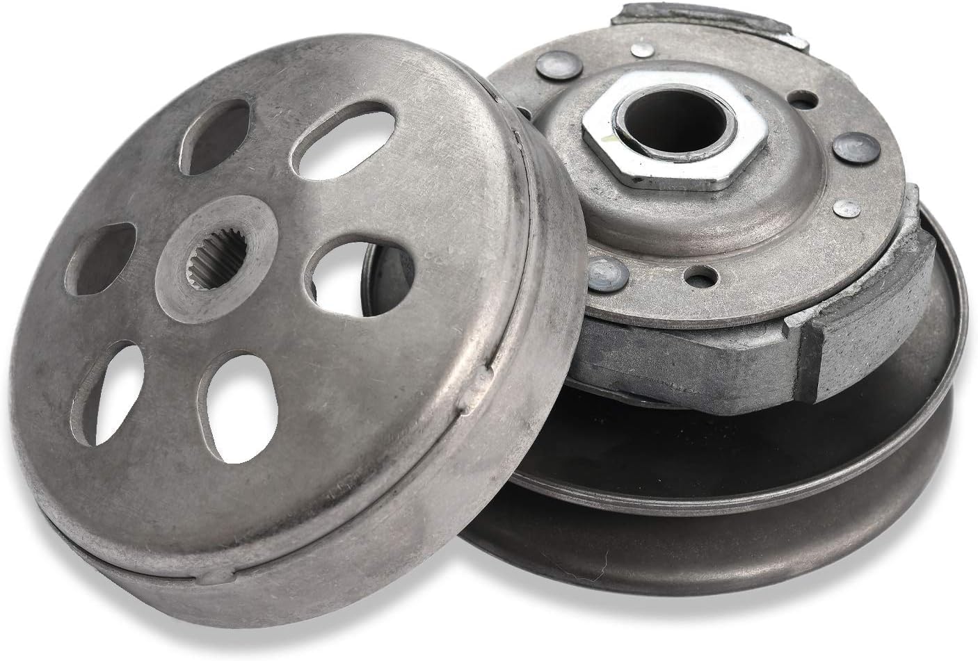 RedCap 150cc 125cc GY6 Clutch Variator Drive Assembly Belt Kit for Scooter Moped Go Kart ATV UTV TaoTao Roketa SunL Ice Bear Vitacci 152QMI 157QMJ Transmission Rebuild Long Case (Belt 835-20-30)