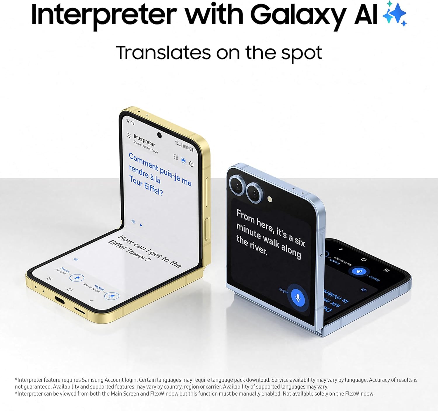 Samsung Galaxy Z Flip6 AI Smartphone, Unlocked Android Smartphone, 256GB Storage, Yellow and Buds3, Wireless Earbuds, Grey (UK Version) 5 71noqhASYuL. AC SL1500