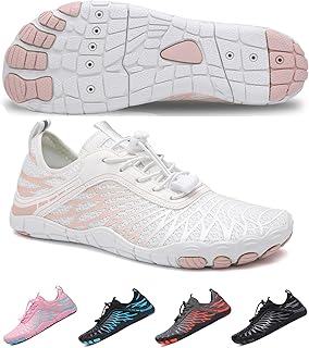 Zapatos de senderismo para mujeres y hombres, transpirables, antideslizantes, zapatos de agua de punta ancha, zapatos de neuropatía antideslizantes para mujeres y hombres, ropa cómoda