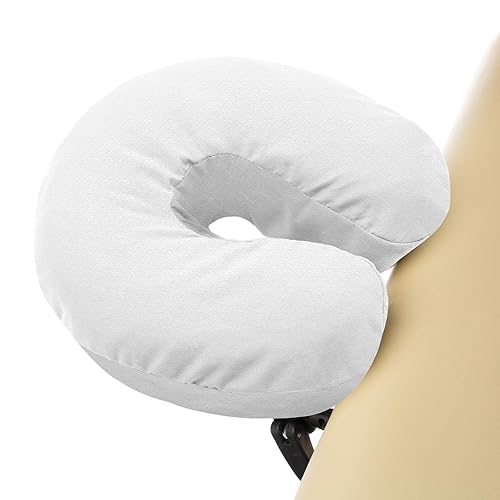 Miniatura 2 de Saloniture Paquete de 4 fundas para cuna de franela 100% algodón de alta calidad, funda de cuna de algodón suave para mesa de masaje, color blanco