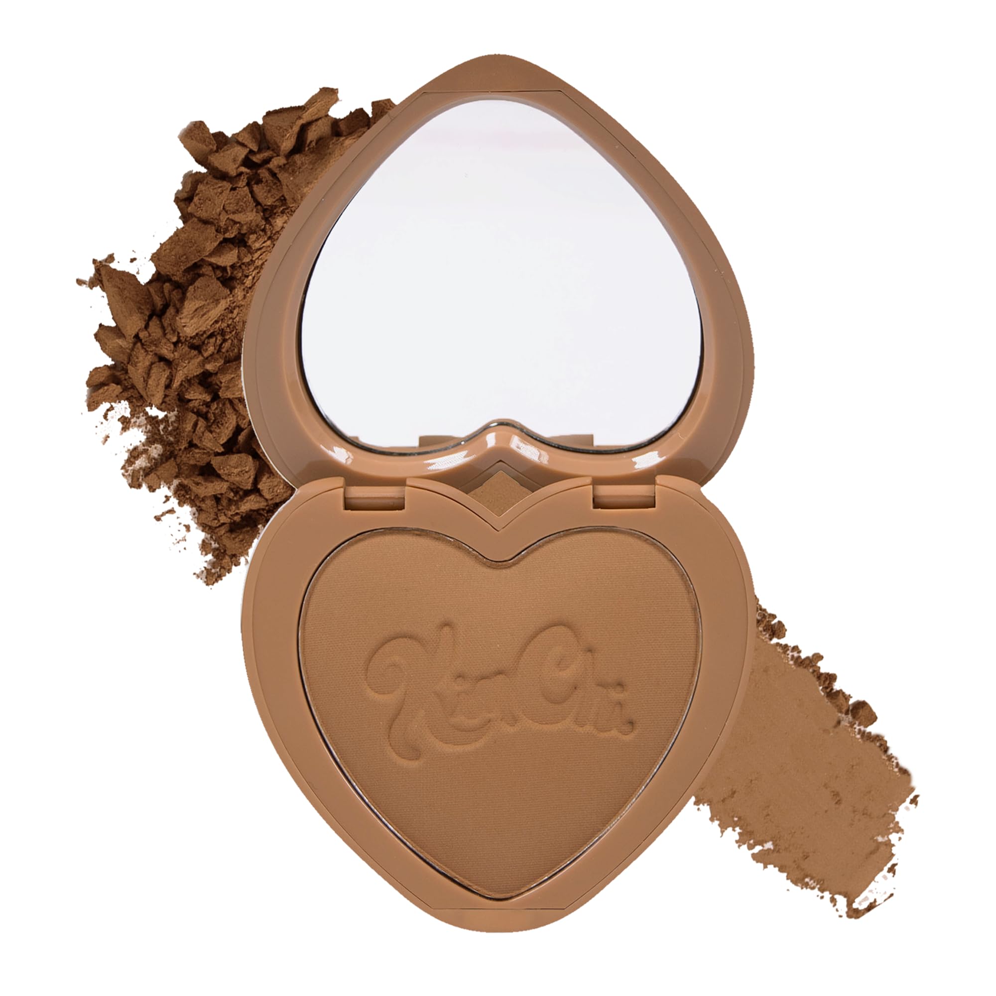 KimChiChic Beauty Thailor Bronzer, Silky Matte Finish for a Sun-Kissed Glow, Buildable Formula, Heart-Shaped Compact with Mirror, Cruelty-Free, I Went