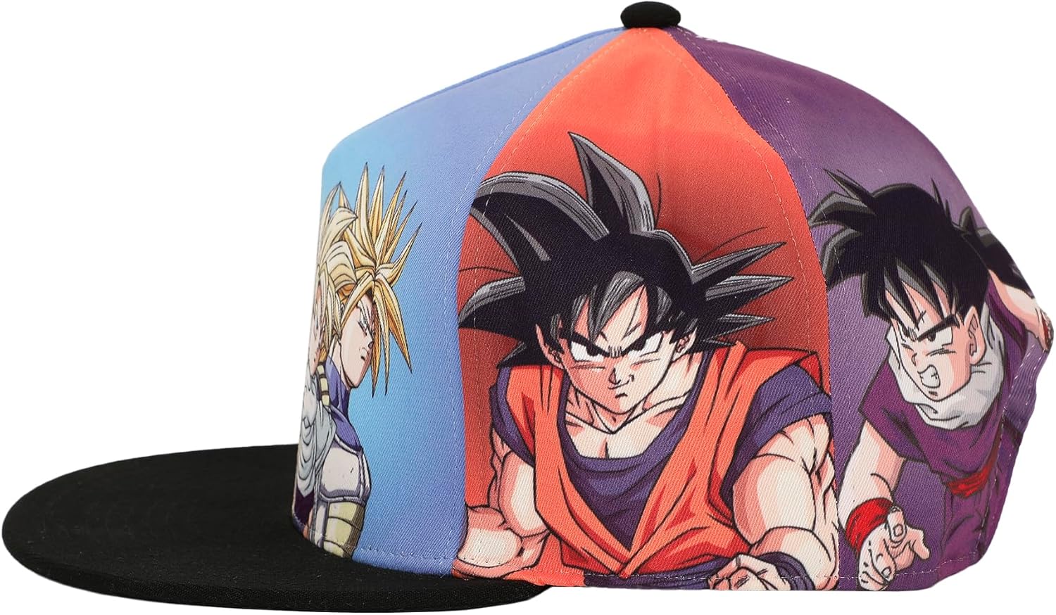Bioworld Dragon Ball Z Sublimated Panels Poly B15 Snapback - Image 2