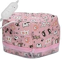 Vista 3 de Gorro eléctrico para calentar el cabello, sombrero de vapor ajustable para tratamiento de aceite, herramienta de cuidado del cabello desmontable