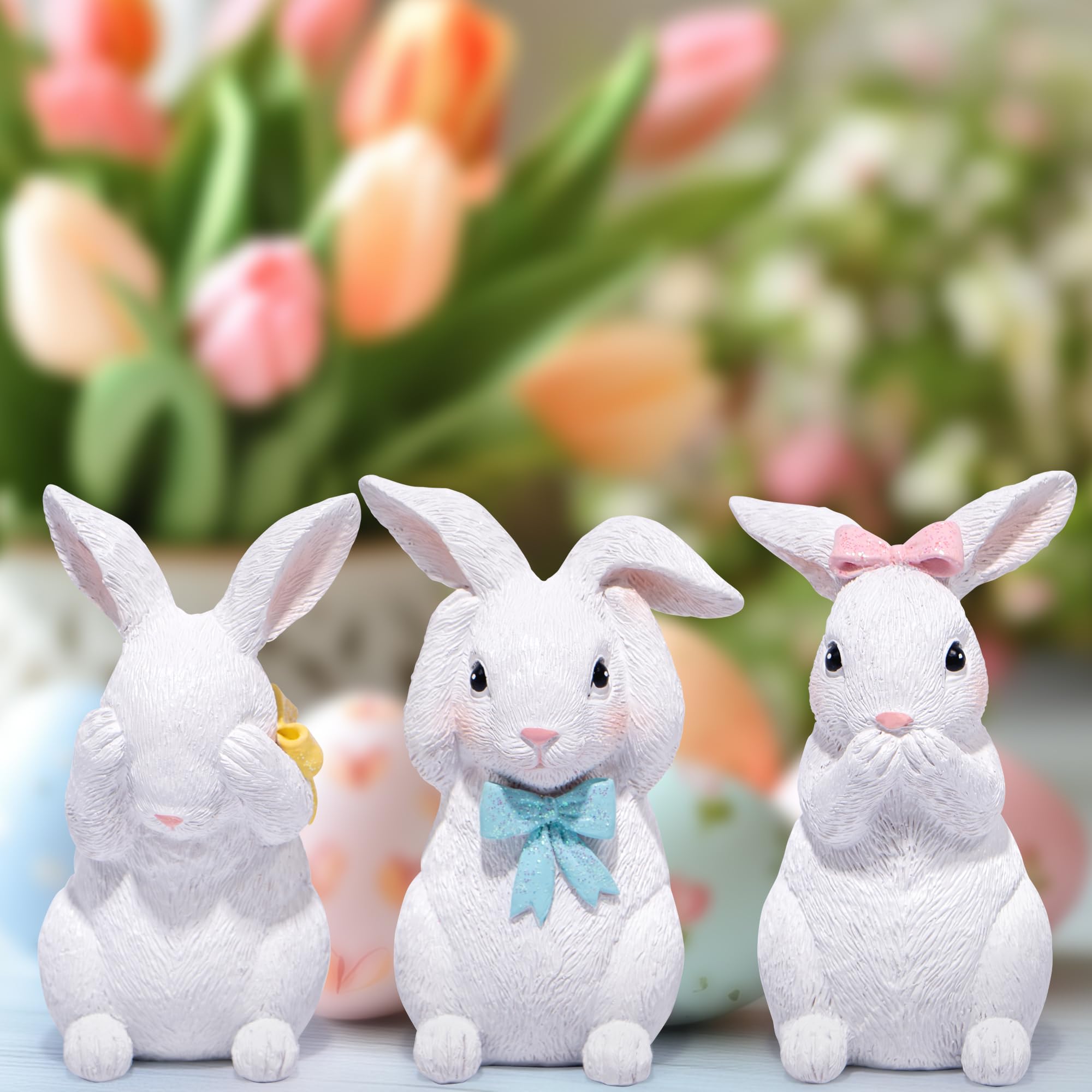 Rabbit♡　1005 Ganz Webkinz #HM078 White Bunny Rabbit Plush Stuffed Animal