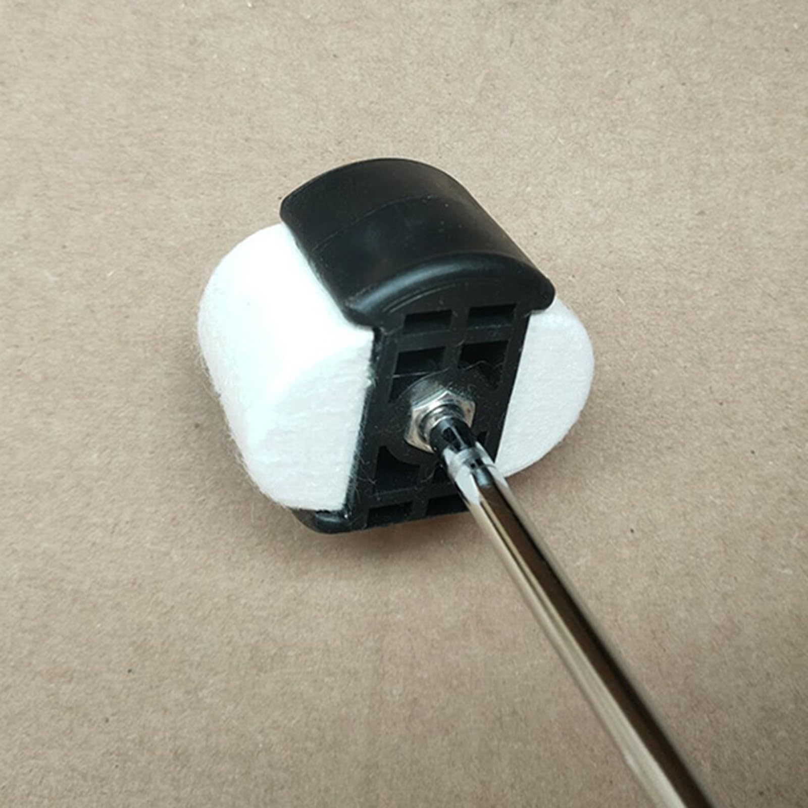 Pédale De Grosse Caisse Double Face - Marteau Avec Tête En Feutre/caoutchouc Pour Batterie