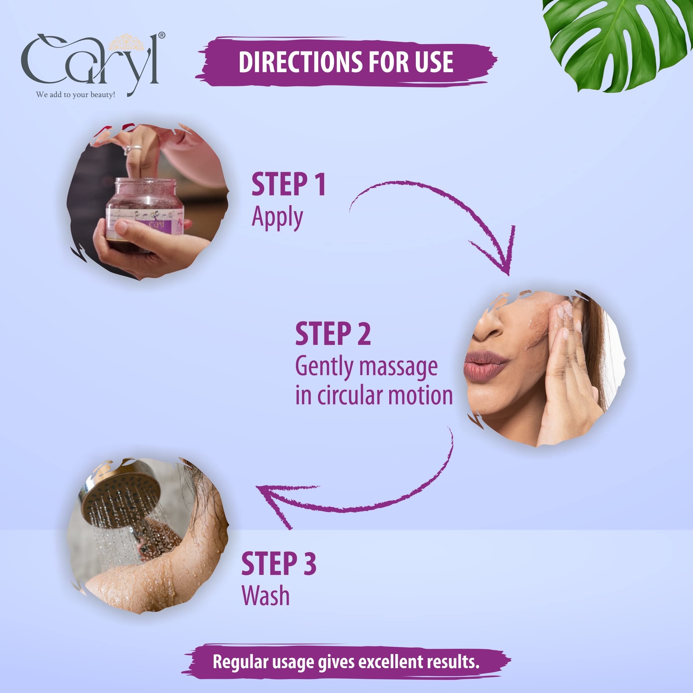 Caryl 200 gm Clean & Clear Sugar Face Scrub | Tan & Dirt Removal Scrub | Skin Exfoliating, Removes Blackhead, Dead Skin | Face & Body Scrub for Women & Men | All Skin Types | Paraben & Sulfate Free 2