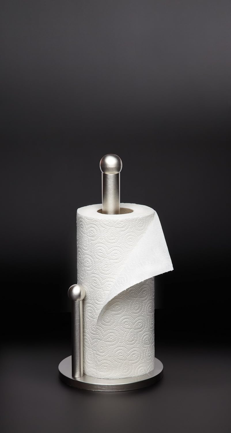 MasterClass MCTOWELSS -Standing Stainless Steel Kitchen Towel Holder, 32 cm (12.5"), Silver