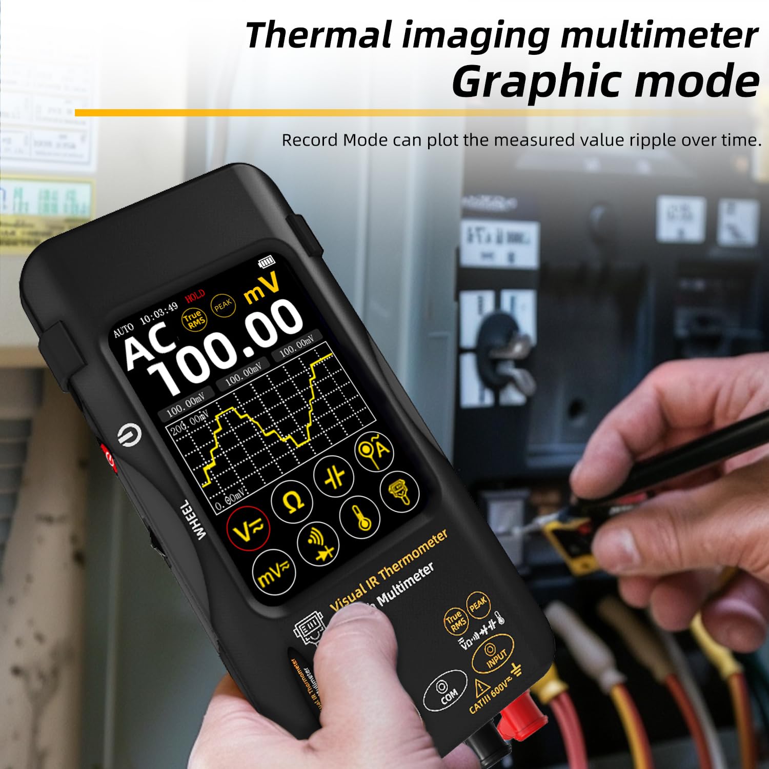 BSIDE SH9 multimeter graphic mode