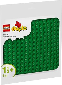 LEGO DUPLO Classic Green Production Plate 10460-18 Months and Above Exhibition Ground Promoting Creative Games for Children (1 Piece)