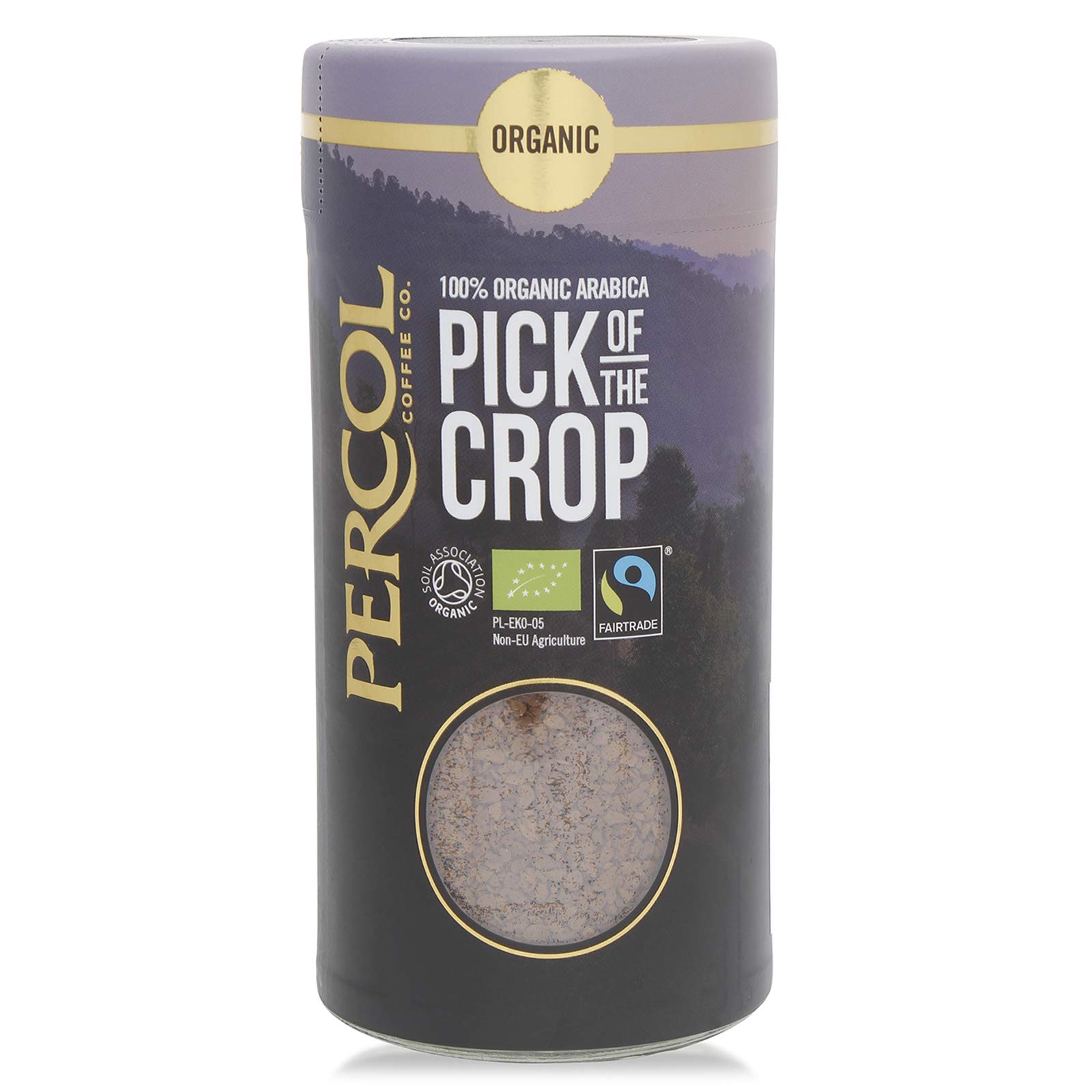 Percol Organic Pick Of The Crop Coffee | Fully Flavored | Delicious & Smooth Texture | Natural Ingredients | Rich Taste - 100 gm