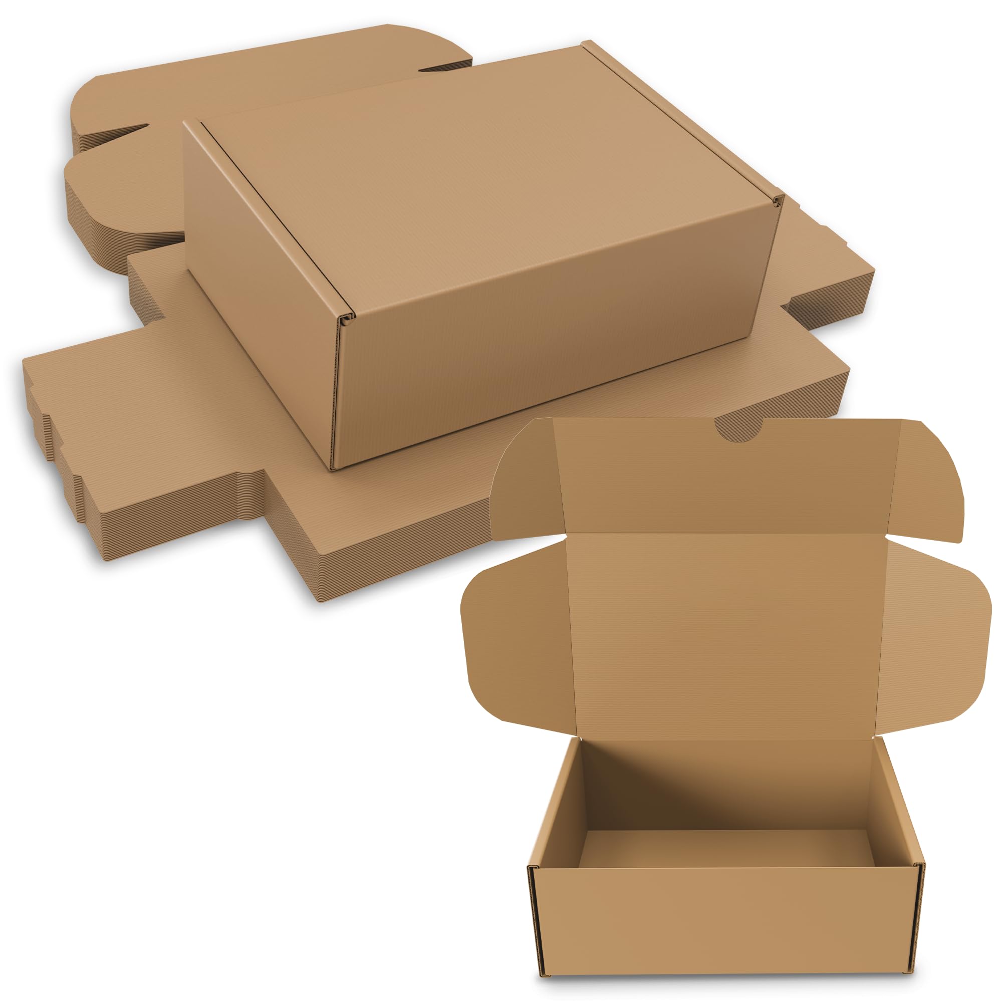 Amazon.com: (50 Pack No Label) Cardboard Boxes – Large 14.625x9