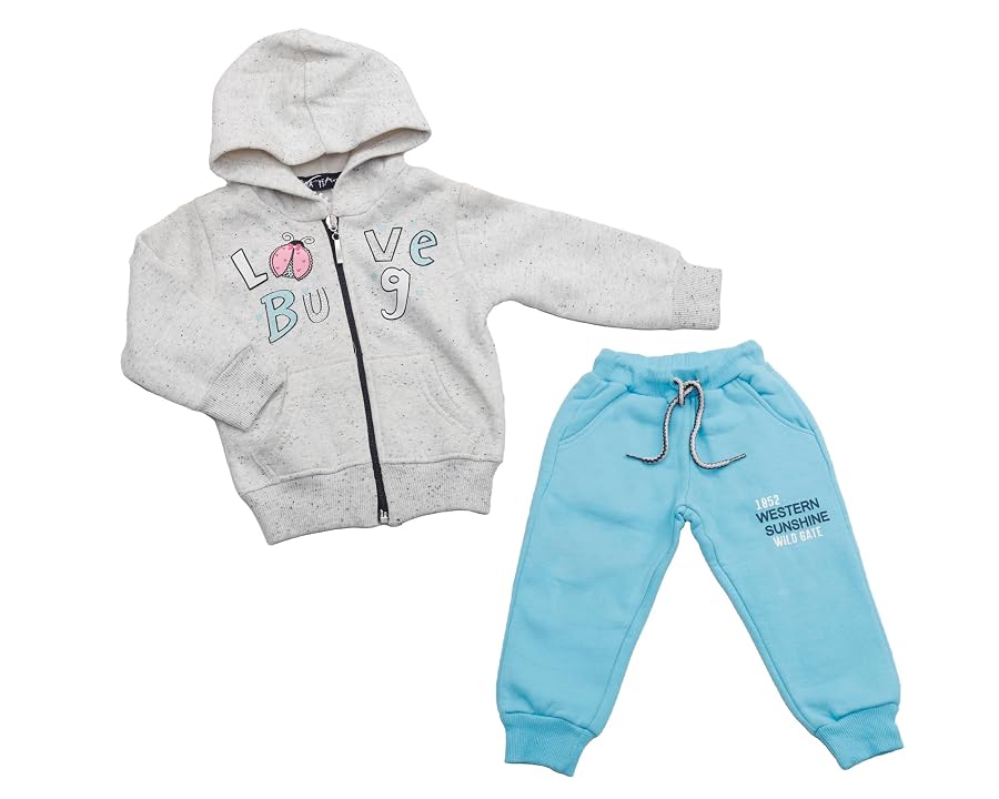Girls Milton Embroidered Zip Hoodie