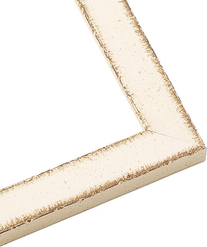 Miniatura 2 de Marco de fotos de madera real blanca de 5 x 5 pulgadas de ancho de 1.25 pulgadas  Profundidad del marco interior de 0.5 pulgadas  Marco de fotos