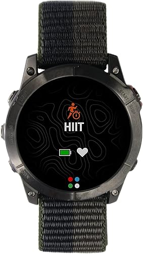 LDFAS Fenix 765 Plus Band, correas de nailon de ajuste ultra fácil de 0.866 in compatibles con Garmin Fenix 76 Pro5 PlusEpix (Gen 2)Quatix 7instinct