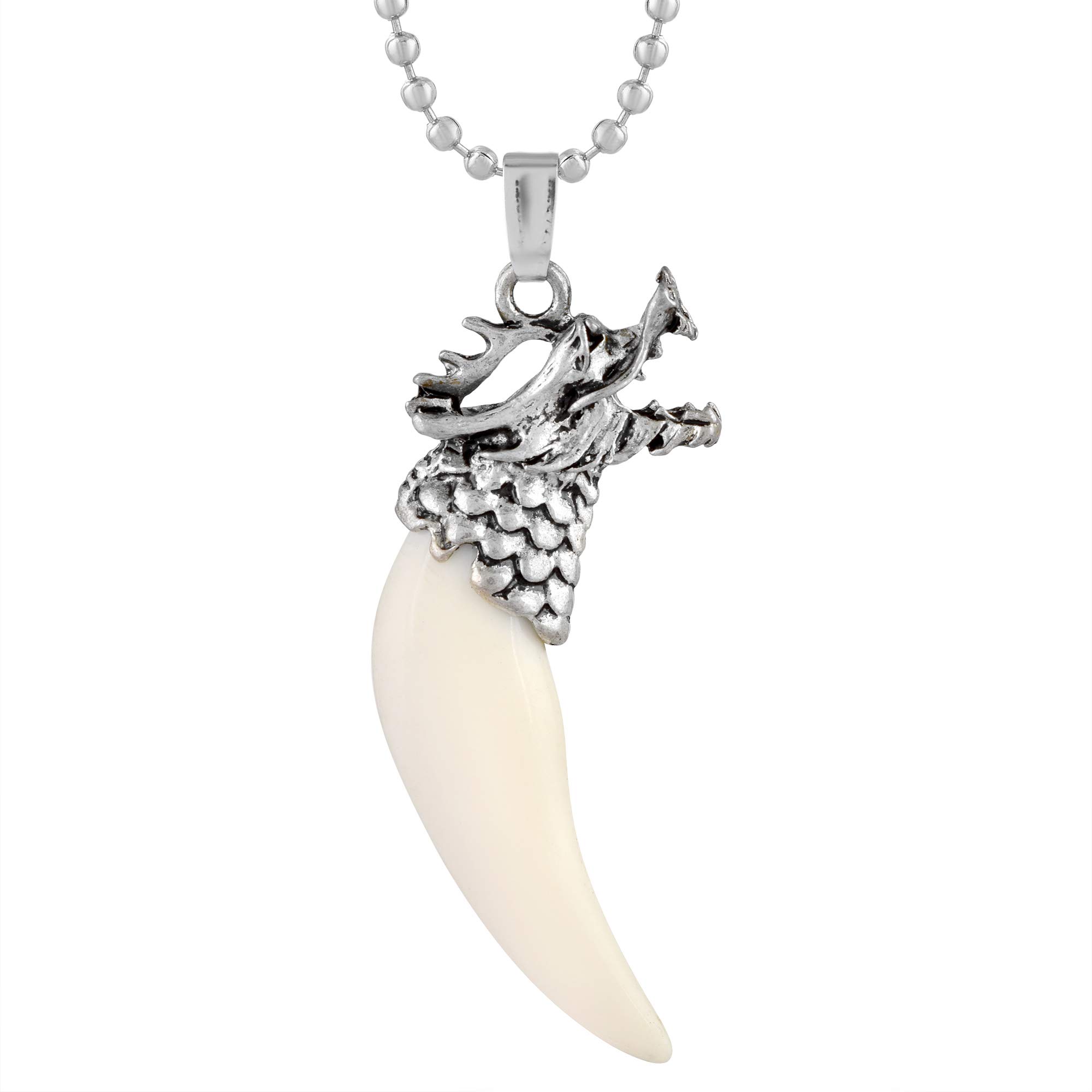 See full amazon price history chart for Memoir Faux Ivory Elephant Tooth Dragon Head Fashion Chain Pendant Men Women(PCKL7656) Memoir Faux Ivory Elephant Tooth Dragon Head Fashion Chain Pendant Men Women(PCKL7656) (B09BFXVKNB) Amazon Price History, Amazon Price Tracker