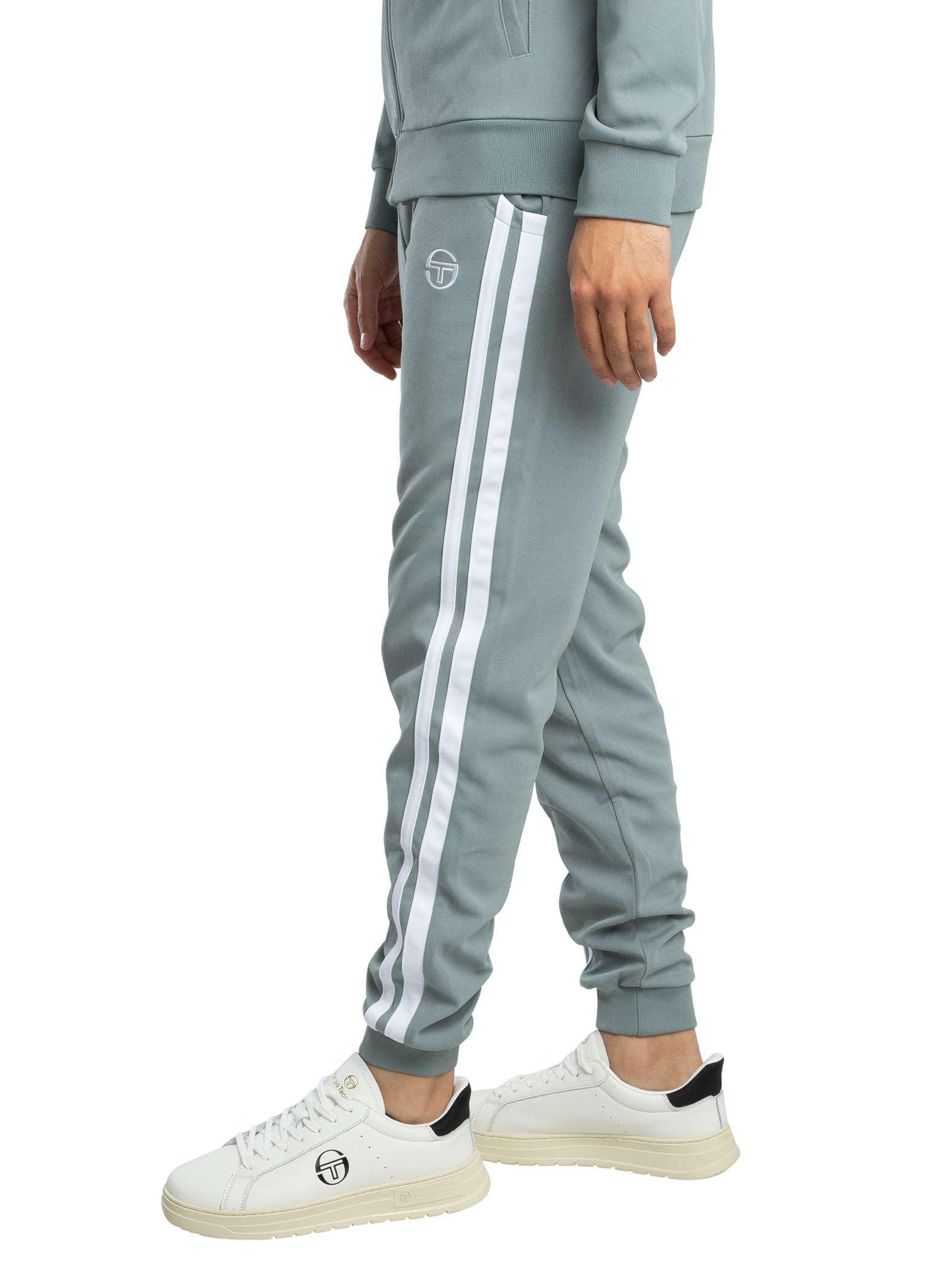 Sergio Tacchini Męski Dres Damarindo, White/Maritime Blue/Lead