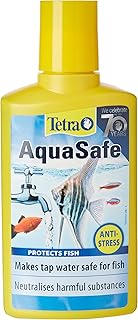 Tetra AquaSafe per trasformare l'acqua del Rubinetto in Acqua sicura e Sana per Pesci e Piante, 250 ml