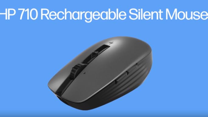 新品未開封　HP 710 Rechargeable Silent Mouse HP 710 Rechargeable Silent Mouse - Black | staples.ca