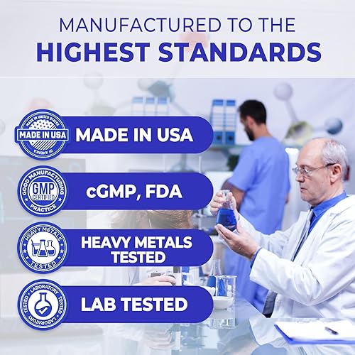 Miniatura 6 de Divinity Nutra Suplemento de Ashwagandha de magnesio, glicinato de magnesio calmante y malato vitamina B6 para los músculos, apoyo a la salud ósea,