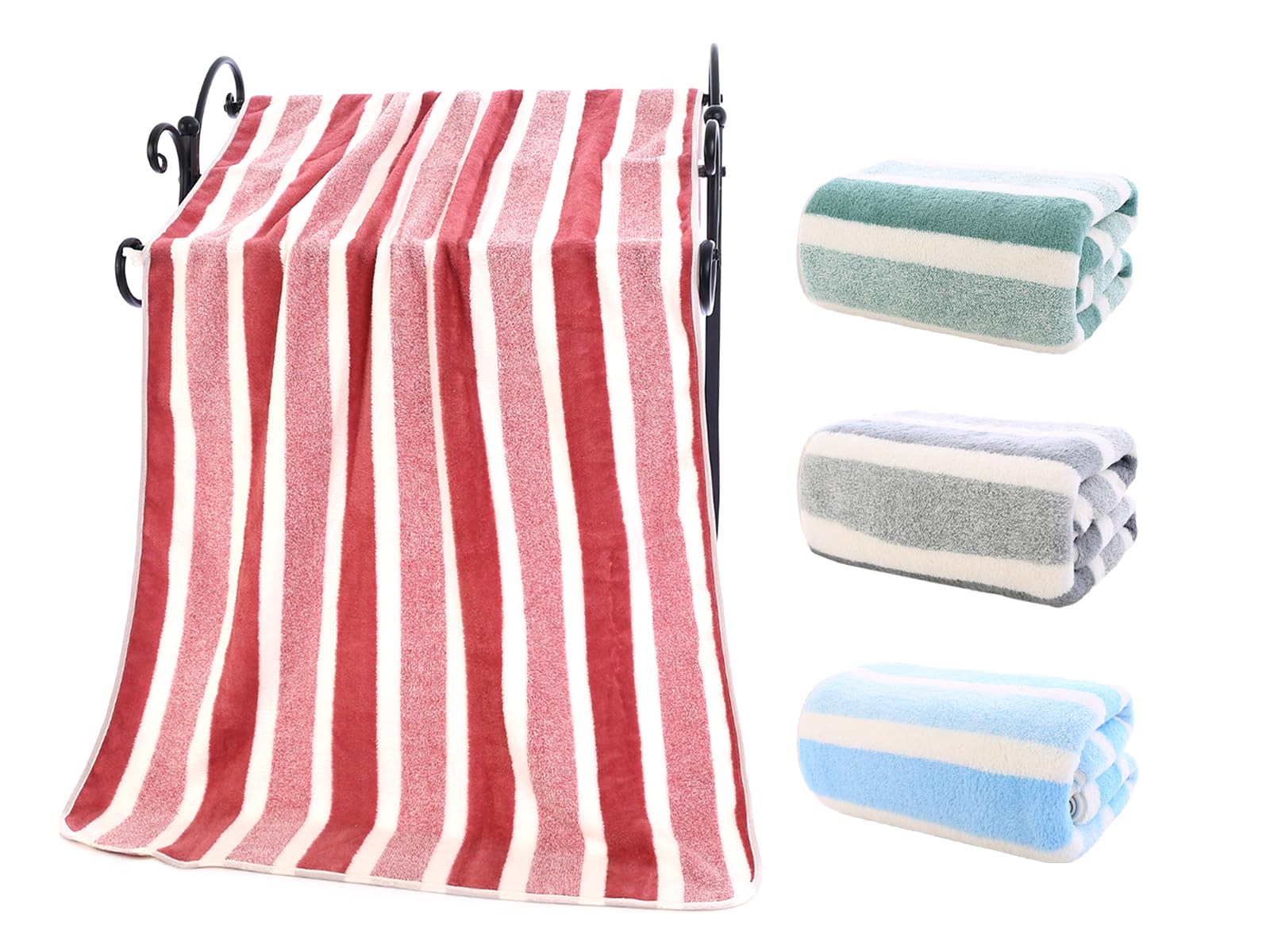 1 Pack Bath Towel 27 x 54 Inches Ultra Soft Highly Absorbent Set Quick Drying Bathroom for Body