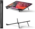 Native Union Plier le support d'ordinateur portable – pliable ultra-mince & Support portable – Ergonomique & Angle de visualisation optimisé – pour 13 à 16 1 cm MacBooks & Ordinateurs portables, 10 à 16 1 cm iPads & Comprimés (Noir)