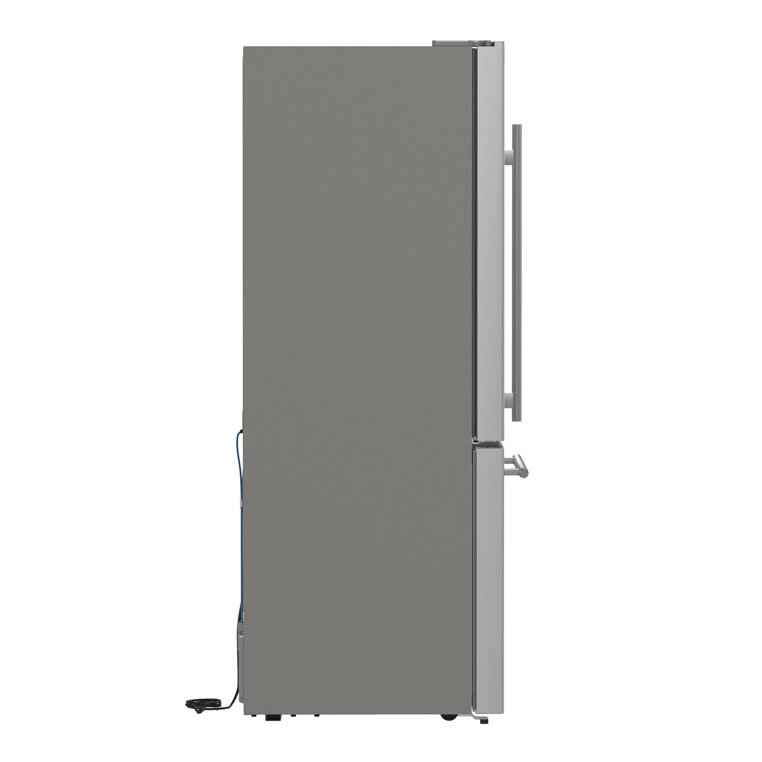 Forno Milano 62-Inch 2-Piece Freestanding Refrigerator With Dual Bottom Freezers 34.4 Cu.Ft Touch Control Ice Maker – Stainless Steel on Fridge.com - View 2