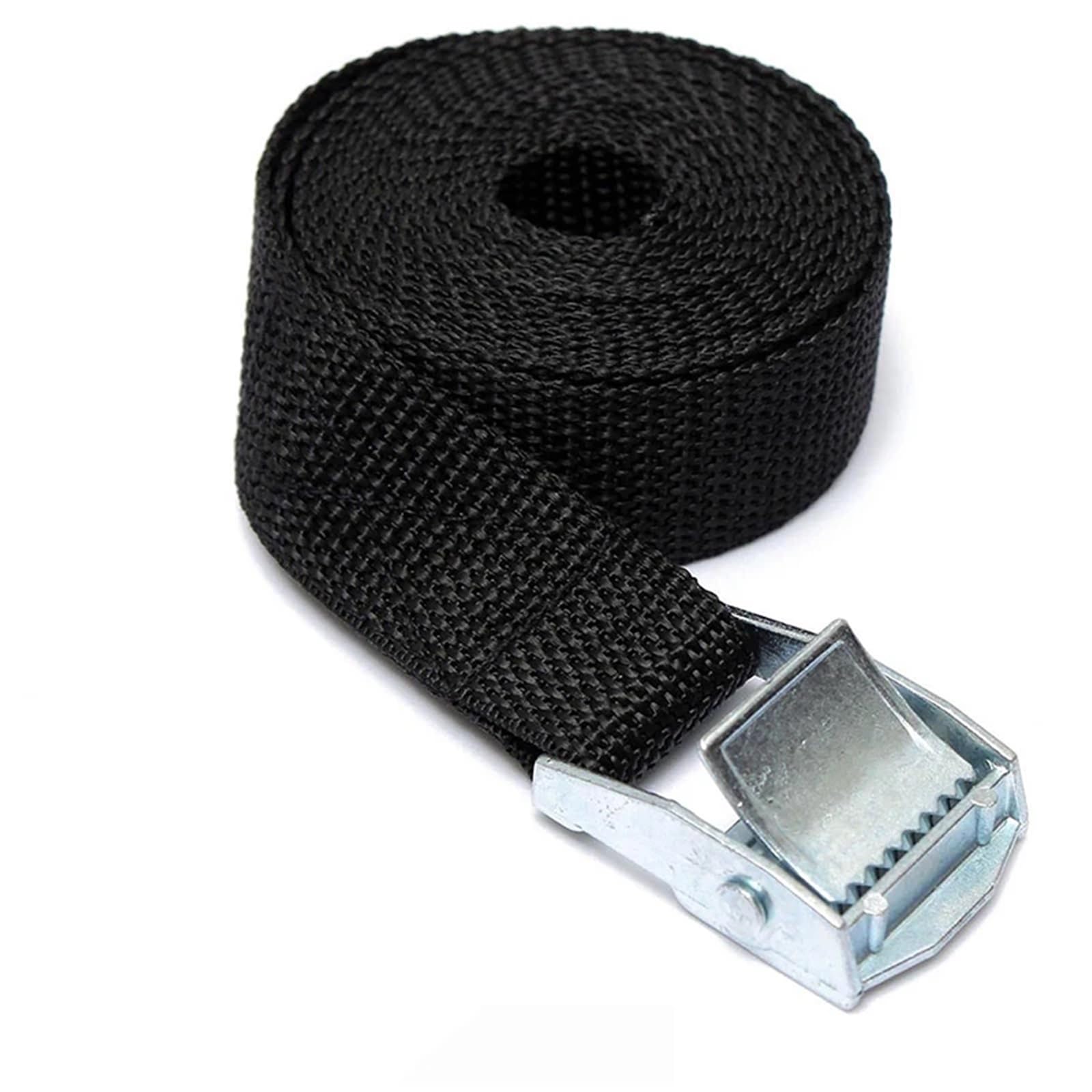 Tensor de carraca cinturón trinquete fuerte de nailon negro 5m 8