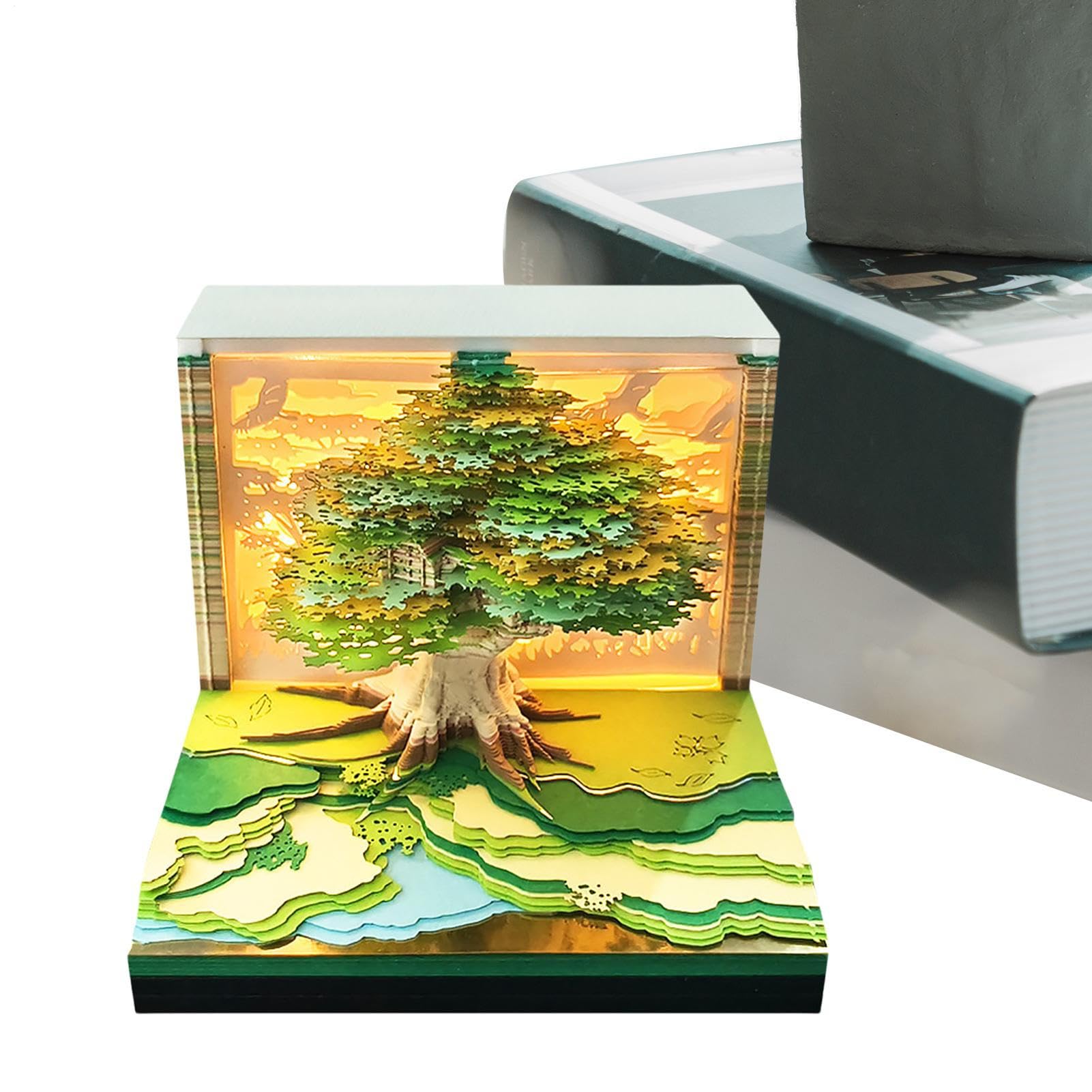 Calendario De Escritorio De Papel - Lindo Organizador Luminoso