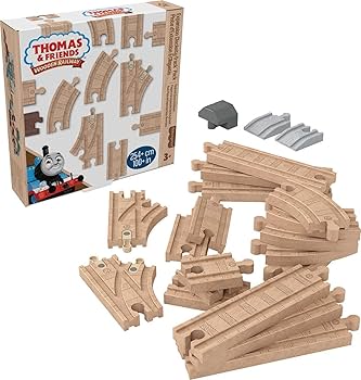 THOMAS - 【24時間以内発送】Mattel 機関車トーマス　木製　レールセット Amazon | マテル(MATTEL) きかんしゃトーマス 木製レール