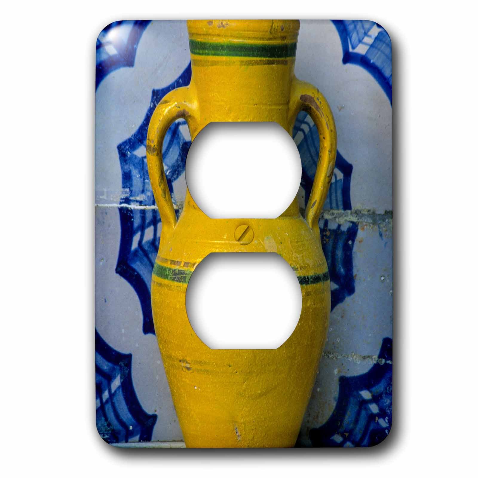 Tunisie Sidi Bou Said plaque de protection murale 2 prises pour cacher interrupteur