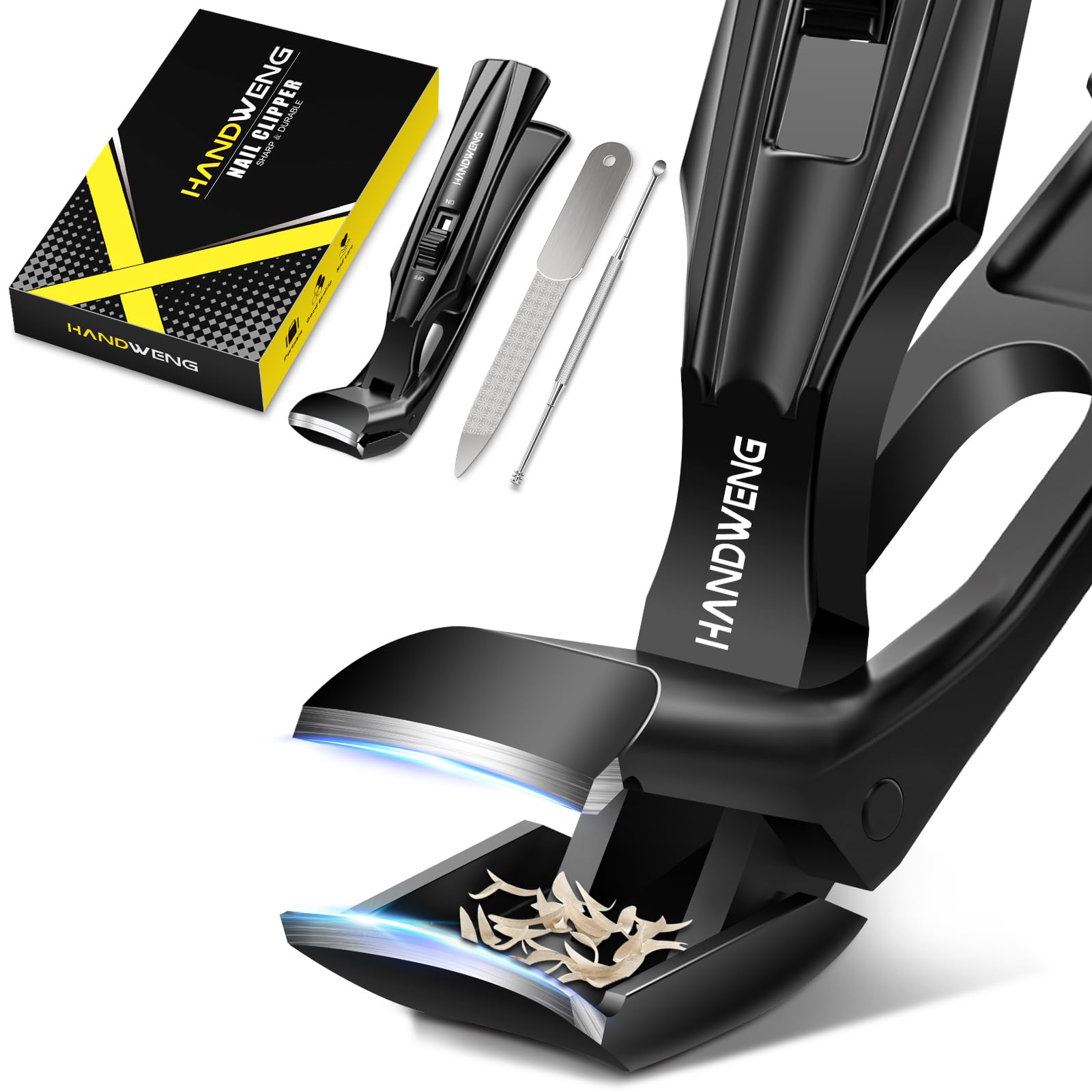 HANDWENG Toenail Clippers for Seniors