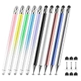 10 PCS Stylus Pen,2-in-1 Stylus Pen for Touchscreen,High Precision and Sensitivity,Suitable for iPhone/ipad/Android Tablets,Compatible with All Touch Screens