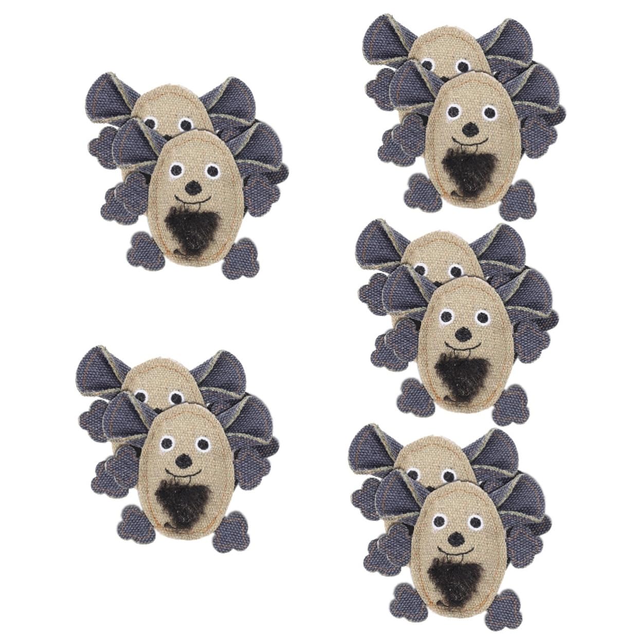 ABOOFAN Lot De 5 Jouets pour Chats Souris Interactives À Mâcher Et À Faire De Dentition 2 Pièces X 5