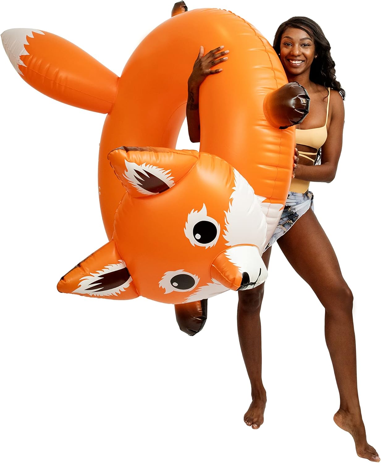 FLOAT-EH Fox Pool Float for Adults - Lake Floaties Inspired by The North