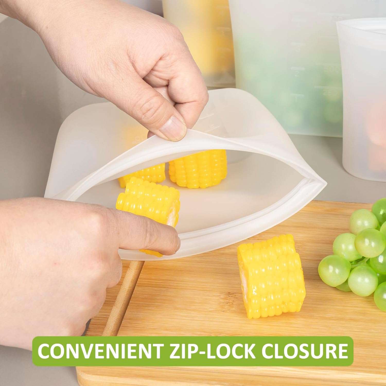 Reusable Storage Bag, 12 Pack 100% Silicone Food Jamaica Ubuy