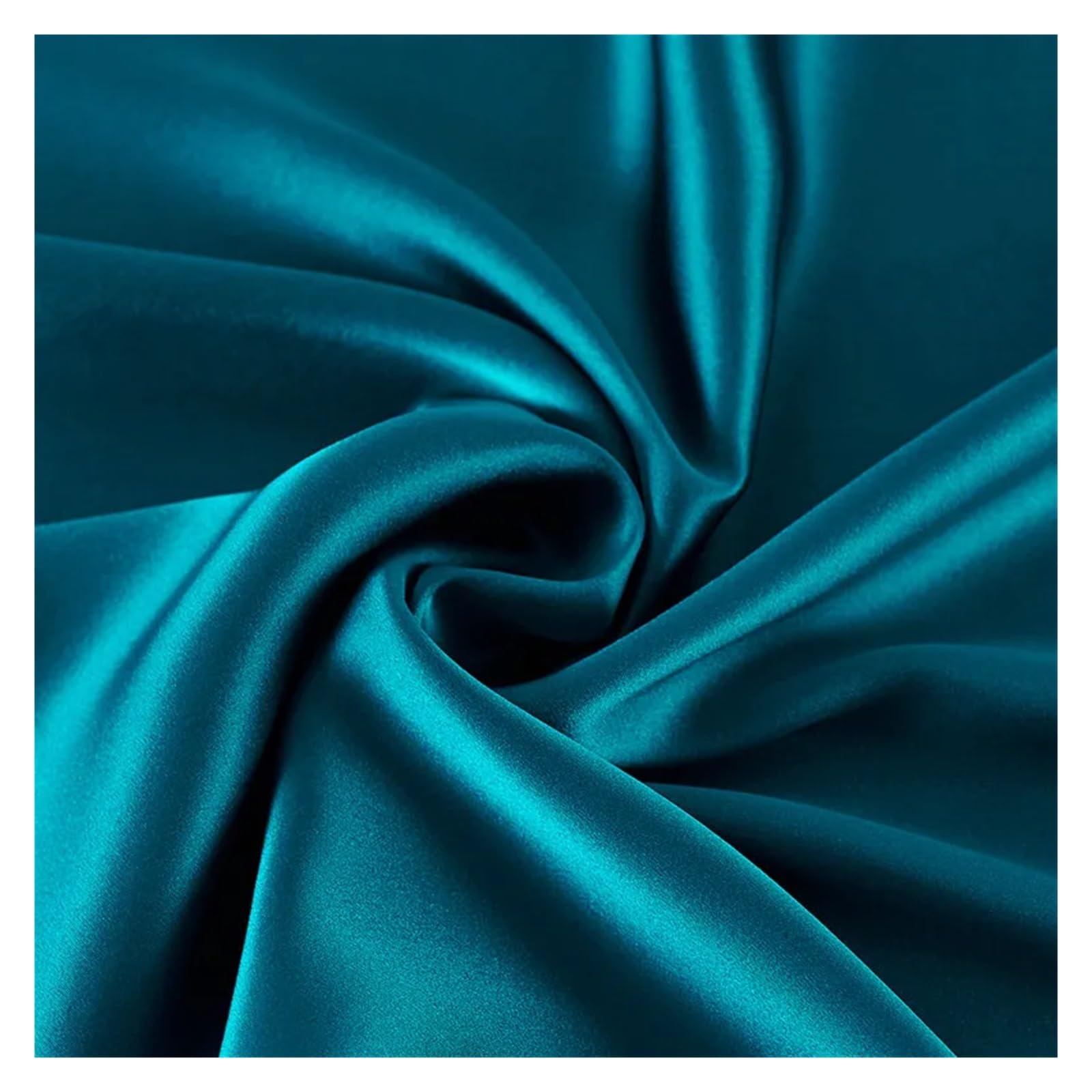 Mulberry Stain Silk Fabric 22 Momme Plain Dyed Silk Super Smooth for Wedding DIY Dress Clothing Bedding(Color2,1.5 Meters)