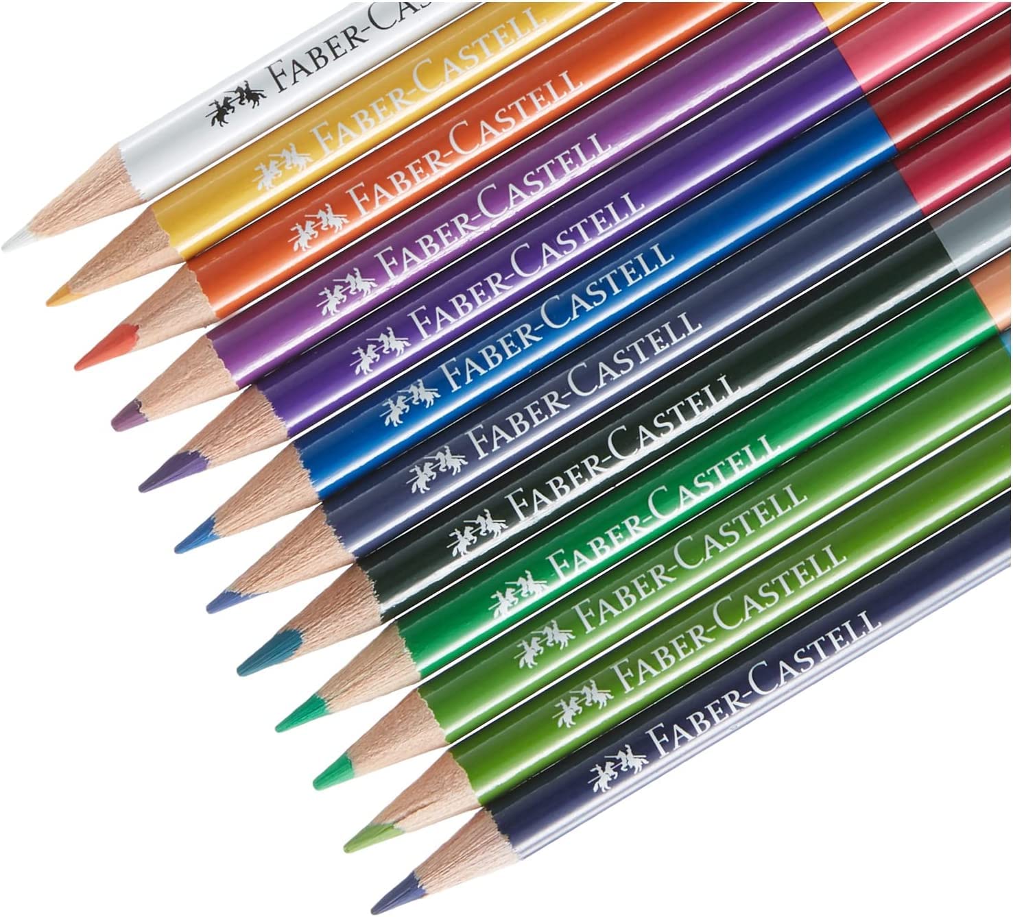 Faber-Castell Yerli Çift Uçlu Boya Kalemi (12 kalem) 24 renk (FSC)