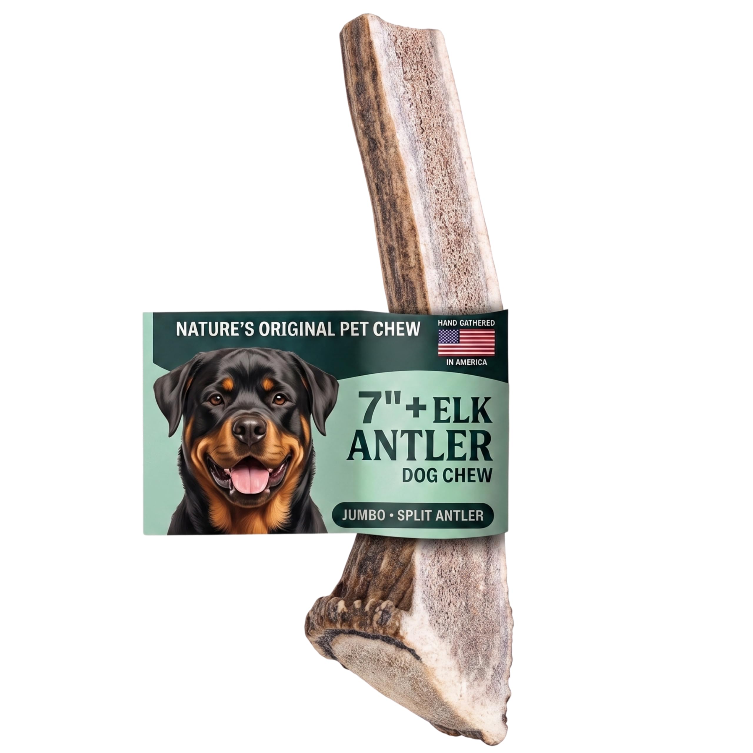 Mountain Valley Elk Antlers for Dogs Chew Split Dog Antler, Jumbo
