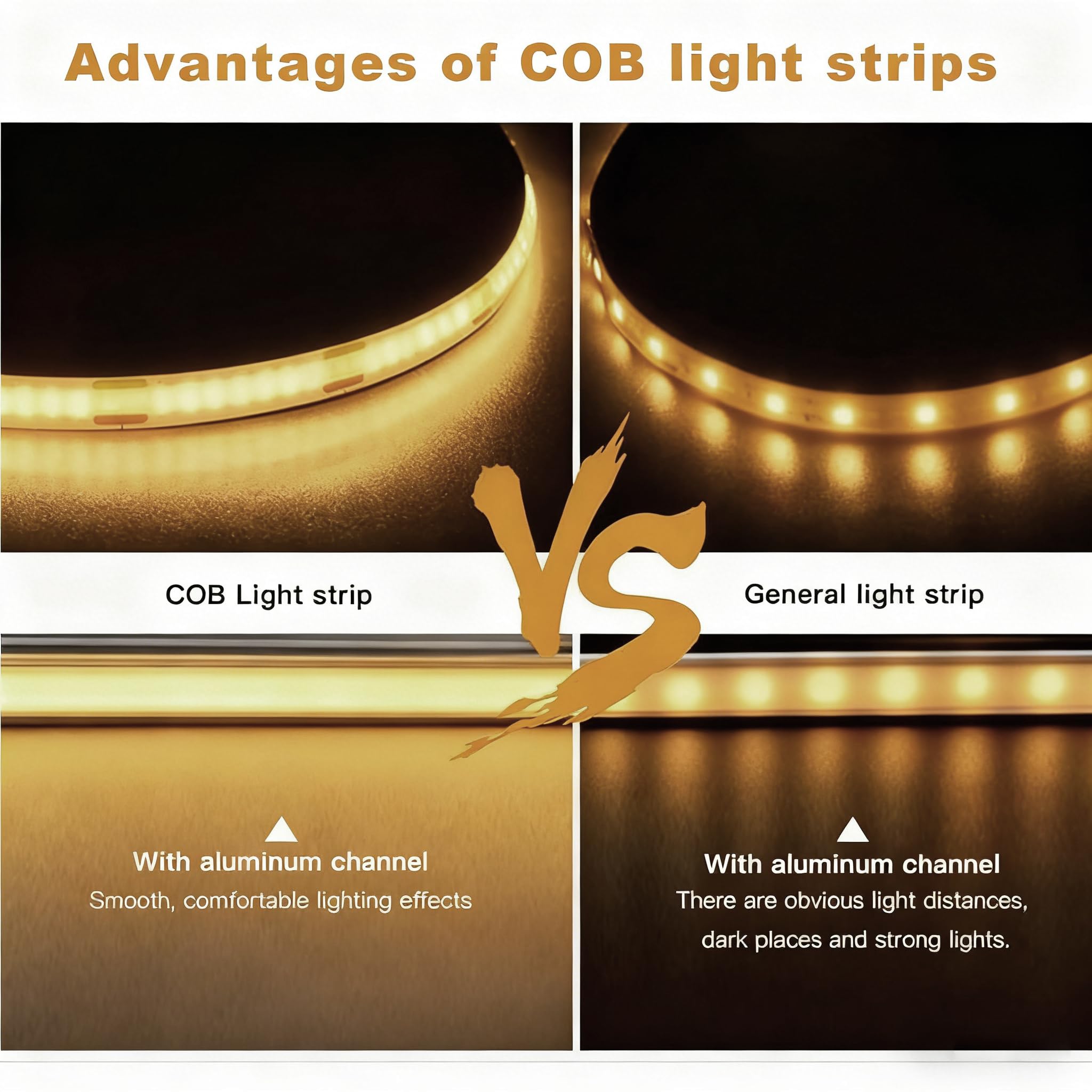 Tira de luz LED USB de 5 V 1 m, tira de luz cálida, tira LED corta brillante y flexible de 5 V para debajo de gabinetes, cocina, retroiluminación