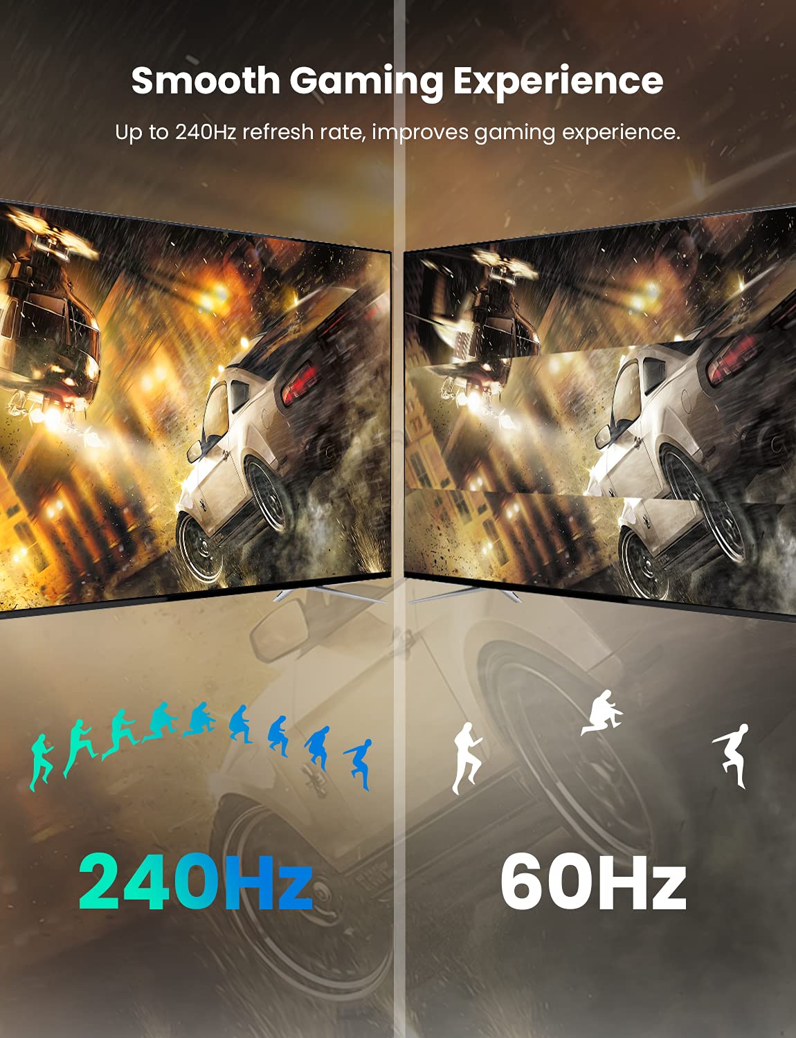 YOJOCK Cavo DisplayPort 1.4 Da 3 Metri, Certificato VESA: Gioca In 8K A 60Hz O 4K A 144Hz Senza Compromessi! Cavo DP Ad Altissima Velocità Per Monitor Da Gaming E PC